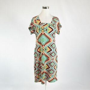 Tracy Negoshian green sheath dress XL